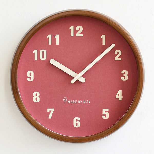 Modern Minimalist Retro Solid Wood Wall Clock – Creative Home & Living Room Decor