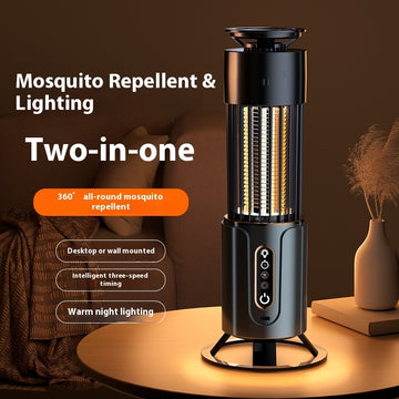 Rechargeable 3-in-1 UV Mosquito Killer Lamp – Portable Bug Zapper, Night Light & Insect Trap