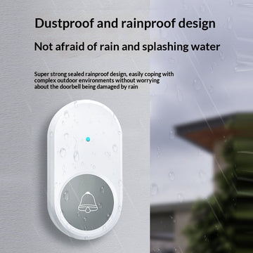Wireless Doorbell Ding Dong, Long Range Smart Door Chime with Anti-Interference for Home & Office